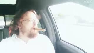 Sam Hyde casually driving car