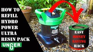 MONEY SAVING HOW TO REFILL DI RESIN PACK HACK - UNGER HydroPower Ultra (latest version) Filter