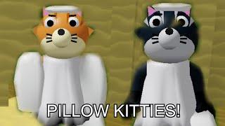 HOW TO GET "THE PILLOW KITTIES" BADGE + MORPH/SKIN IN PIGGY RP CUSTOMS ROLEPLAY! - Roblox