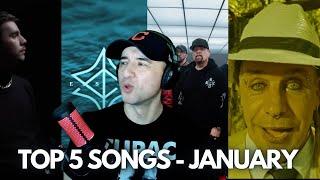 TOP 5 SONGS OF JANUARY! Bad Omens, Avralyze, Til Lindeman, Alpha Wolf, Invent Animate