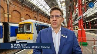 Chiltern Railways unveils refurbished Class 168