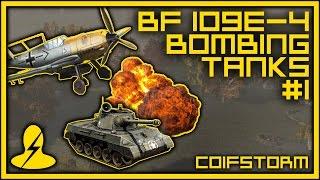 BF 109E-4 BOMBING TANKS #1 (German Fighter Plane) — Heroes & Generals (Pilot Gameplay)