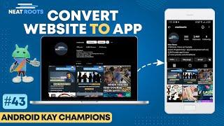 Convert Website into Android App - Web View Online