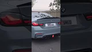 BMW 420i that looks like an M4! Epic exhaust sound #downpipe #resdelete 