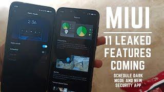 Miui 11 upcoming update features / Schedule dark mode / hindi