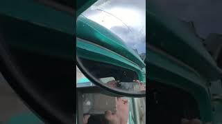 Curbtender Garbage Truck from the inside Pov #trashtrucks
