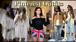 Recreating Pinterest Outfits ( transitioning into fall outfits)