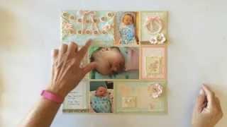 Graphic 45 Baby 2 Bride Pocket Page Layout