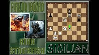 Stockfish 17 vs Caissa 1.20 - Sicilian Defense #stockfish #chessgame #chessstrategy #chess