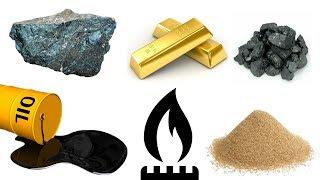 Mineral resources. Educational video for children.