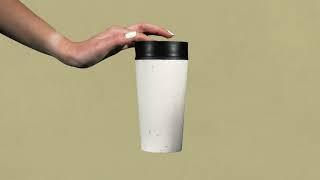 Circular&Co. Circular Reusable Coffee Cup, One-Click Leakproof Lid