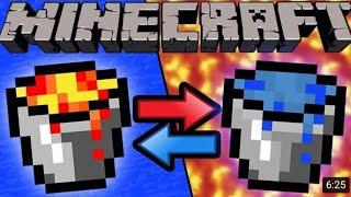 Если бы вода и лава поменялись местами в Minecraft.