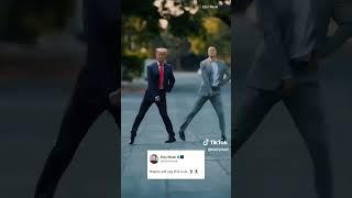 Trump and Musk dancing to Staying Alive - I dare you to share #elonmusk #trump #stayingalive