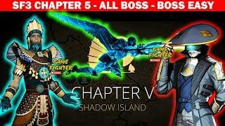 Shadow Fight 3 All Boss Chapter 5 Battle (Boss LEVEL Very Easy) √