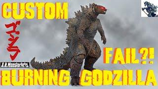 Custom Burning Godzilla Figure