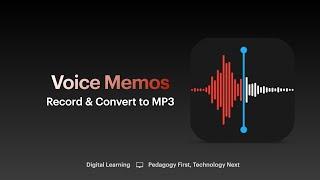 JWhiteICT — Voice Memos — Record & Convert to MP3