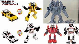 Takara Tomy Missing Link G1 SUNSTREAKER + G1 CORDON Official Images!!! Where's Spinout???