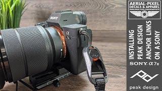 Installing Peak Design Anchor Links on a Sony a7 III, a7R III, a9 or Other Sony Camera