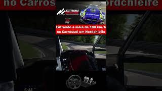 ACC: ENTRANDO A MAIS DE 100 km/h NA CURVA MAIS FAMOSA DO MUNDO "KARRUSEL"!! #shorts #nordschleife