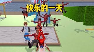 Sakura school simulator櫻花校園模擬器：假如全班一起玩#sakuraschoolsimulator #櫻花校園模擬器