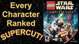 LEGO Star Wars The Complete Saga - Every Character Ranked SUPERCUT