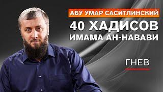 Шестнадцатый хадис "Не гневайся" | 40 хадисов ан-Навави [18 урок] | Абу Умар Саситлинский