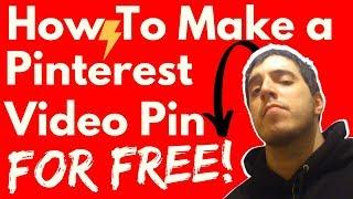 How To Make a Free Pinterest Video Pin For Pinterest Marketing Without Showing Your Face