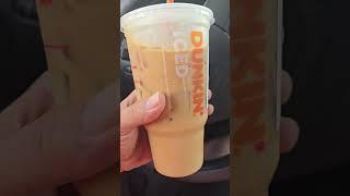 Dunkin' "Almond Spice" Iced Coffee #dunkindonuts #dunkin #almond #spice #coffee #new #fall #iced