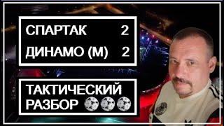 Спартак - Динамо 2:2. Тактический разбор.