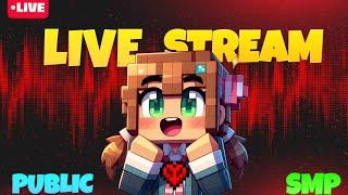 MINECRAFT PUBLIC SMP LIVE | JAVA / BEDROCK 24/7 LIVE SERVER #minecraft #live #shortsfeed  #smp