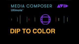 Avid Media Composer QuickTransitions Dip to Color Short Video