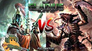 Craftworld Aeldari VS Tyranids | Warhammer 40k Gladius | Full Match Gameplay