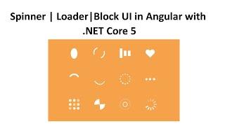 Angular | .NET Core 5 | show spinner on background task | how to show spinner in Angular