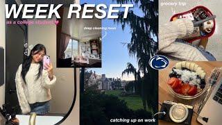 SUNDAY RESET vlog as a college student //ep. 5