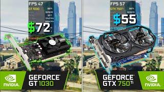 GT 1030 vs GTX 750 Ti - Test in 6 Games