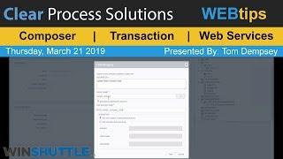 WINSHUTTLE Tutorial and WEBTips: Composer: Tips & Tricks and Working with Repeating Webservices