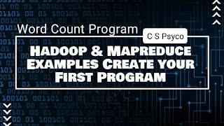 Mapreduce Word Count Program - How to create word count program in hadoop mapreduce- Bigdata Program