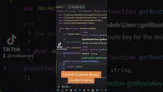 Customized Route model binding in laravel #laravel #webdevelopment #development #tricks #tips