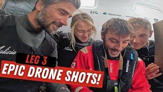 Day 17 - Leg 3 - The Ocean Race - Epic Drone Shots 