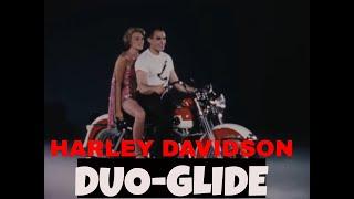 HARLEY DAVIDSON MOTORCYCLE SALES FILM 1950s DUO-GLIDE 42904