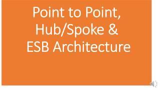 Point to Point Vs Hub & Spoke Vs ESB Integration Architecture