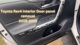 How to remove door panel 2019-2023 Toyota Rav4