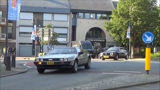 Oldtimer cars arrive at Classic Car Meeting Bocholt, Belgium 9/6/23