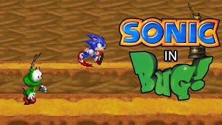 Sonic The Hedgehog in BUG! on the SEGA Saturn