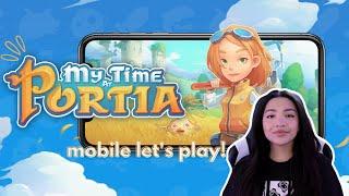  Cozy Life Sim ON THE GO | My Time at Portia | Mobile Gameplay & First Impressions [ad]