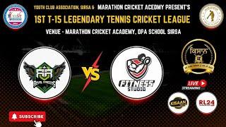  Live | Fitness Studio  Royal Avenger Star | 1st T-15 Legendary Tennis Cricket League