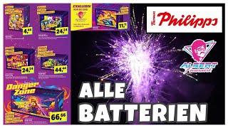 Alle Albert Feuerwerk Batterien bei Thomas Philipps 2024/25  | Pyro TV