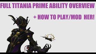 Titania Prime Build/How To Play Titania l Warframe The Scarlet Spear