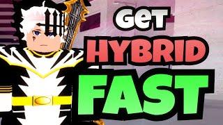 The FASTEST Way to Get Hybrid In Type Soul ROBLOX