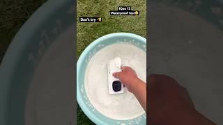 IQoo 12 water resistance test / iWork 12pro water proof ?  #iq  #iqtest  #youtubeshorts #shorts